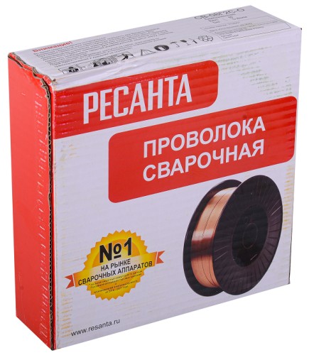 Проволока сварочная омедненная Ресанта 0,8 мм 5 кг, СВ-08Г2С 71/6/53 - изображение 3