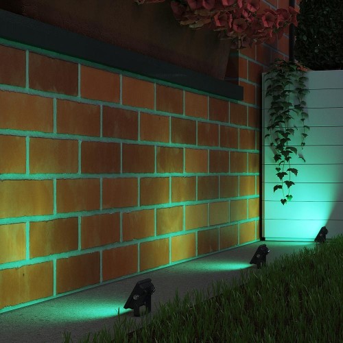 Прожектор GAUSS Elementary 10w 650lm зеленого свечения 175-265v ip65 черный led 613100610 - изображение 4