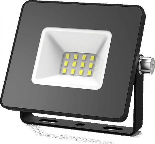 Прожектор GAUSS Elementary 10w 845lm 4000к 200-240v ip65 черный led 613100210