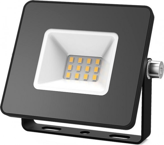 Прожектор GAUSS Elementary 10w 840lm 3000к 200-240v ip65 черный led 613527110