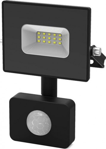 Прожектор GAUSS Elementary 20w 1300lm 6500к 175-265v ip65 черный с датчиком движения 628511320