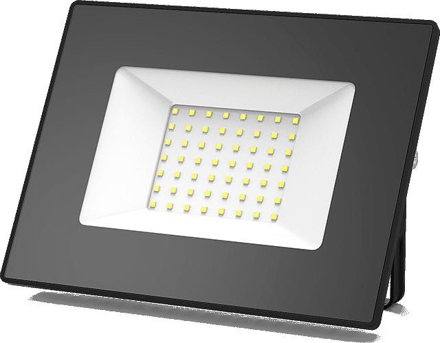 Прожектор GAUSS Elementary 50w 4475lm 4000к 200-240v ip65 черный led 613100250