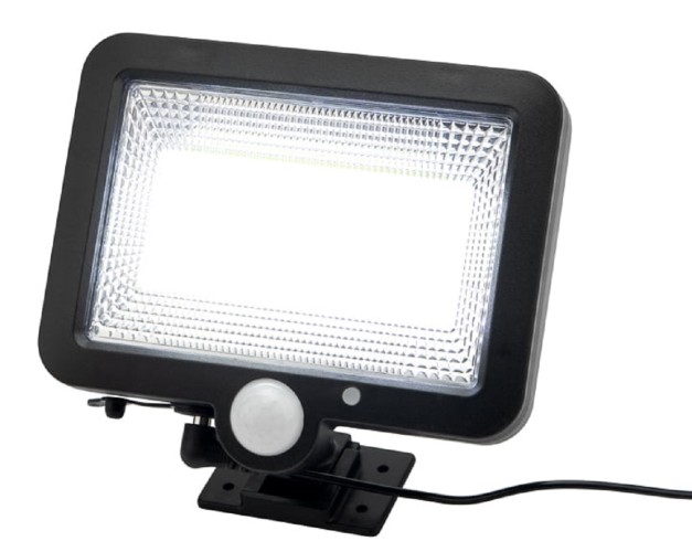 Прожектор LAMPER  602-1002 NEW AGE 6500K,  АКБ, солнечная панель,датчик движе