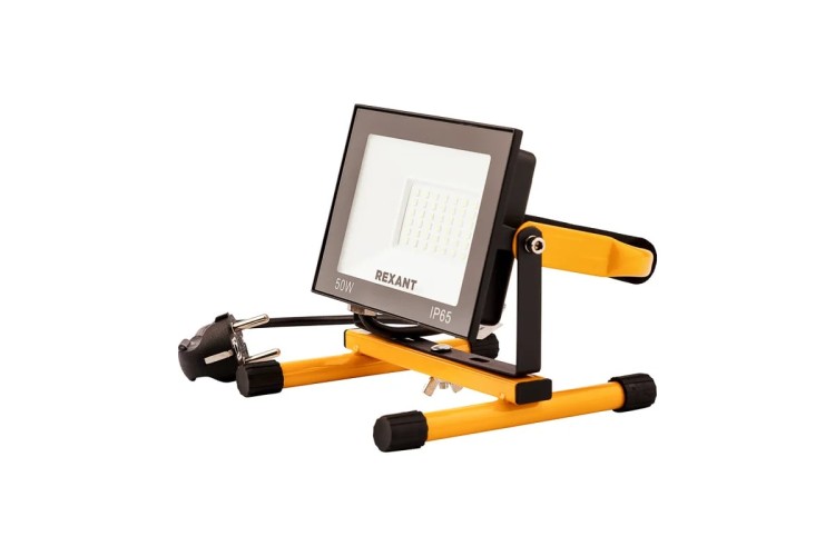 Прожектор REXANT 605-022 СДО-EXPERT 50Bт 4000Лм 6500К шнур 2м и евровилка - изображение 3