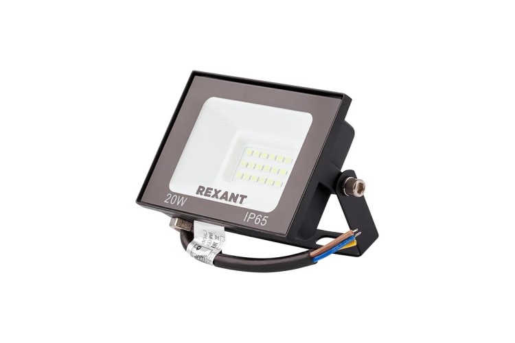 Прожектор REXANT 605-029 светодиодный СДО 20Вт 1600Лм 4000К нейтральный све