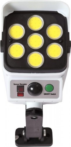 Прожектор светодиодный GLANZEN RPD-0002-3-solar на солнечных батареях с ДД - изображение 2