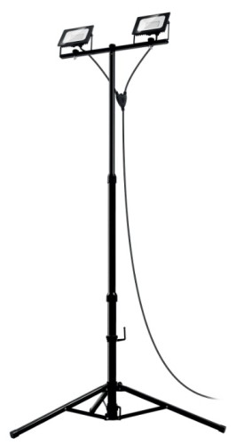 Прожектор ЗУБР ПСК 50х2 2х50Вт 6500К IP65, 1.6м светодиодный на штативе 57145-2-50 - изображение 2