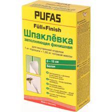 Шпаклёвка финишная Pufas Full Finish белая 1 кг - изображение 6