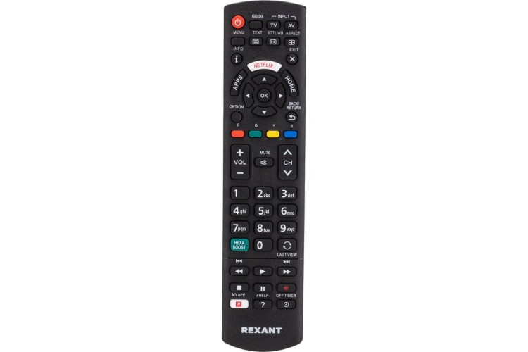 Пульт для телевизора REXANT 38-0008 универсальный Panasonic