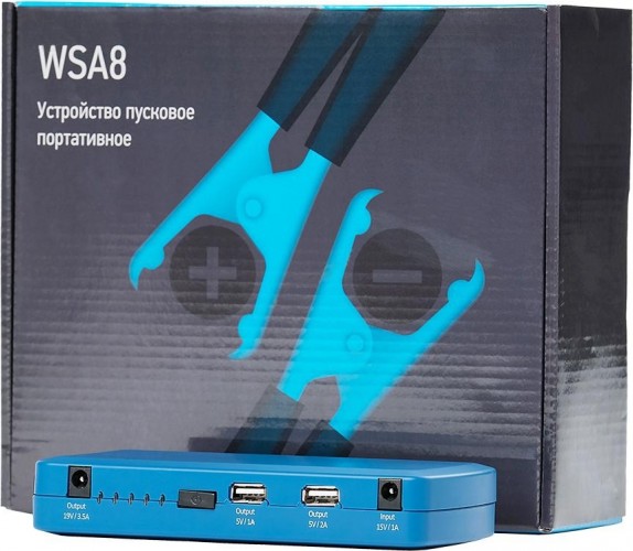 Пусковое устройство NORDBERG WSA8 портативное 5/12v, емкость 8 aч ЦБ-00016465 - изображение 2