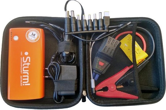 Пусковое устройство Sturm BC1214 многофункц. автономное 14000мач, до 600а - изображение 2