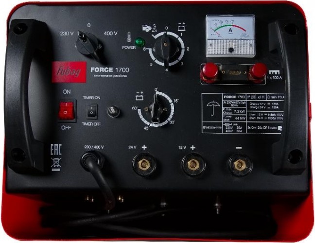 Пускозарядное устройство FUBAG FORCE-1700 31650 - изображение 2
