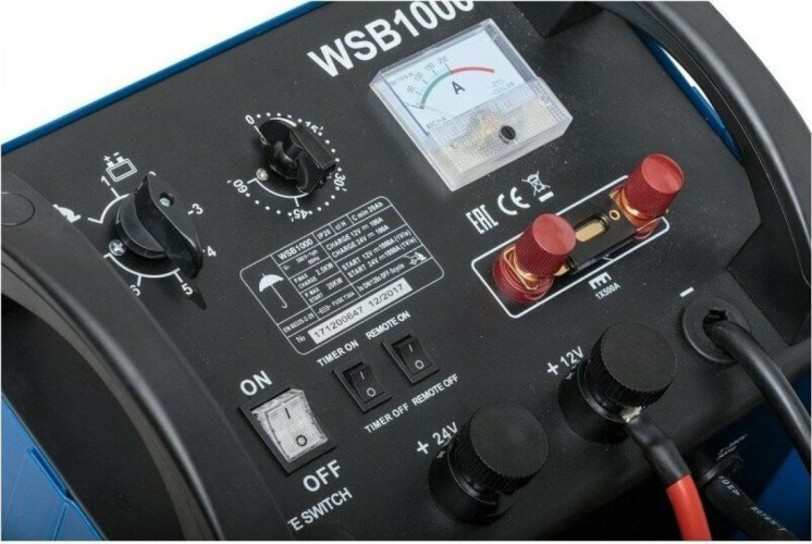 Пускозарядное устройство NORDBERG WSB1000 12/24v макс ток 1000A ЦБ-00007149 - изображение 2