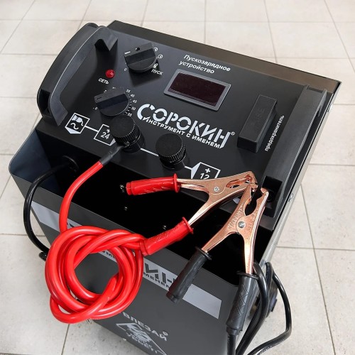 Пускозарядное устройство СОРОКИН 12.160 55А, 12-24V, 220В - изображение 2