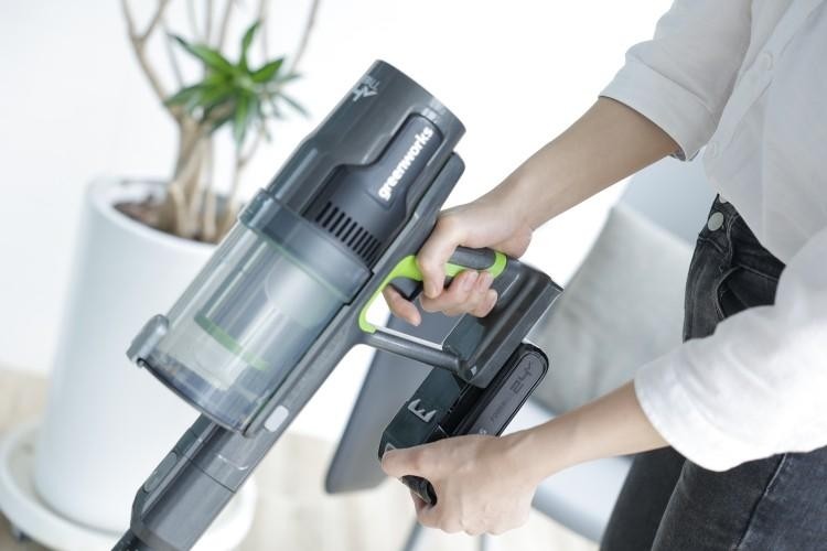 Пылесос аккумуляторный GREENWORKS GD24SV без АКБ иЗ/У 4701407 - изображение 4