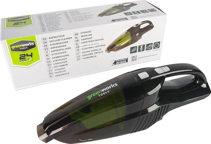Пылесос аккумуляторный GREENWORKS G24HV без АКБ и ЗУ 4700007 - изображение 5