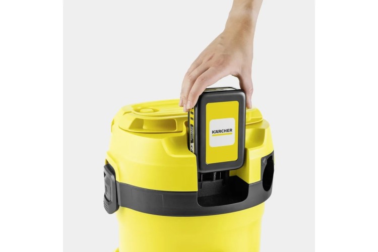 Пылесос аккумуляторный KARCHER WD 2-18 Battery Set V-12/18 1.628-501.0 - изображение 3
