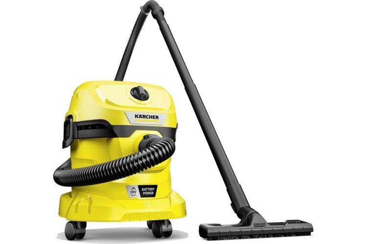 Пылесос аккумуляторный KARCHER WD 2-18 Battery Set V-12/18 1.628-501.0 - изображение 2