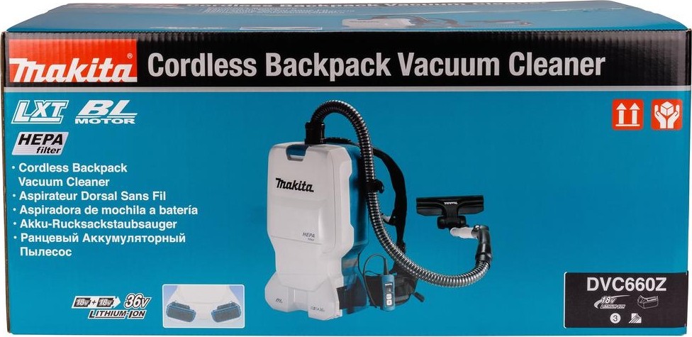 Пылесос аккумуляторный MAKITA DVC 660 Z без АКБ и ЗУ DVC660Z - изображение 4