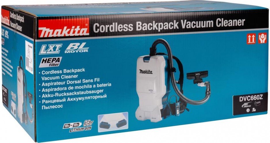 Пылесос аккумуляторный MAKITA DVC 660 Z без АКБ и ЗУ DVC660Z - изображение 3