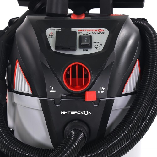 Пылесос для строительных работ ИНТЕРСКОЛ ПУ-30/1400Р 707.1.0.00 - изображение 3