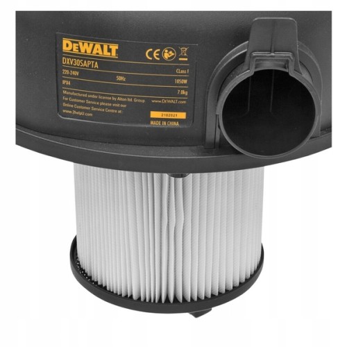 Пылесос для строительных работ DeWALT DXV30SAPTA-QT малошумный 750Вт 30л - изображение 2