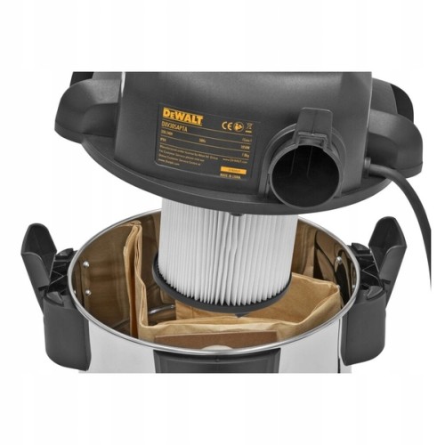 Пылесос для строительных работ DeWALT DXV30SAPTA-QT малошумный 750Вт 30л - изображение 3
