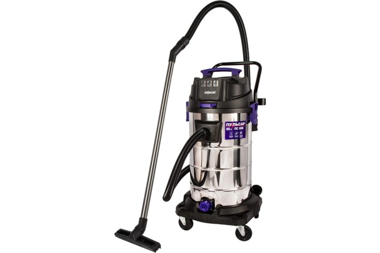 Пылесос для строительных работ ПУЛЬСАР ПС 800 (3000 вт, 80л) 917-186