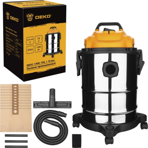Пылесос промышленный DEKO DKVC-1400-15S 083-1061