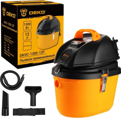 Пылесос промышленный DEKO DKVC-1300-12P 015-0035