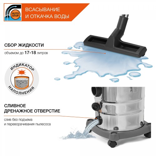 Пылесос сетевой DAEWOO DAVC 2514S - изображение 5