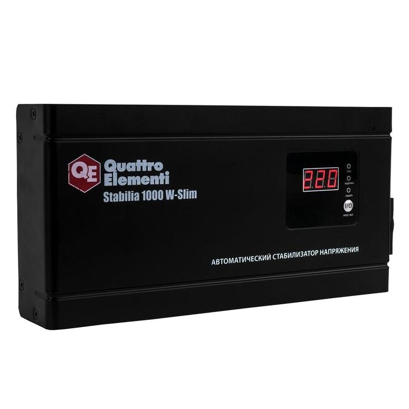 Стабилизатор напряжения Quattro Elementi Stabilia 1000 W-Slim настенный