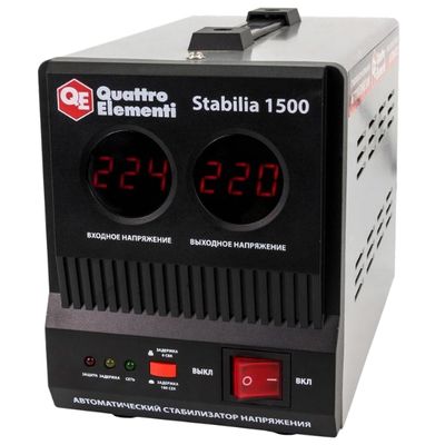 Стабилизатор напряжения Quattro Elementi Stabilia 1500 W-Slim настенный - изображение 14