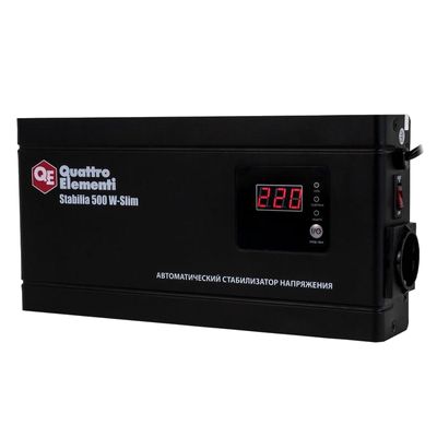 Стабилизатор напряжения Quattro Elementi Stabilia 1500 W-Slim настенный - изображение 15
