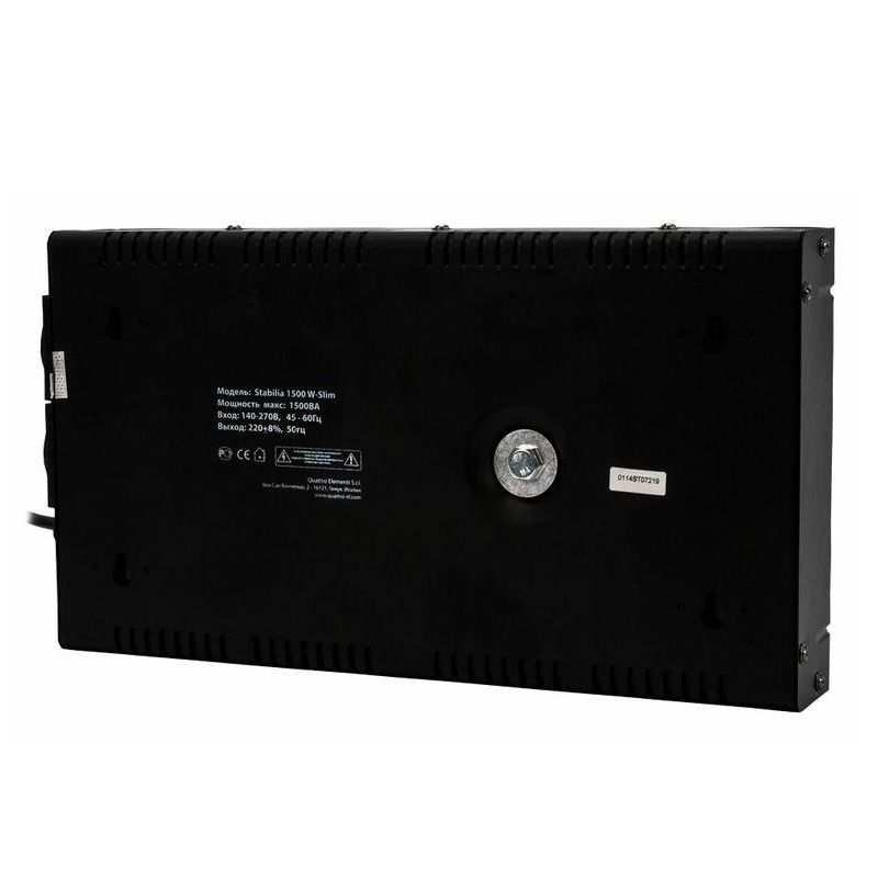 Стабилизатор напряжения Quattro Elementi Stabilia 1500 W-Slim настенный - изображение 4
