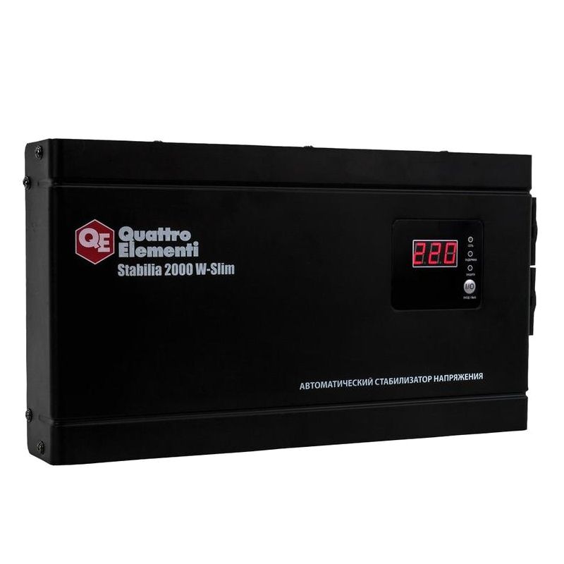 Стабилизатор напряжения Quattro Elementi Stabilia 2000 W-Slim настенный - изображение 2