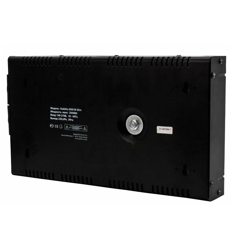 Стабилизатор напряжения Quattro Elementi Stabilia 2000 W-Slim настенный - изображение 3