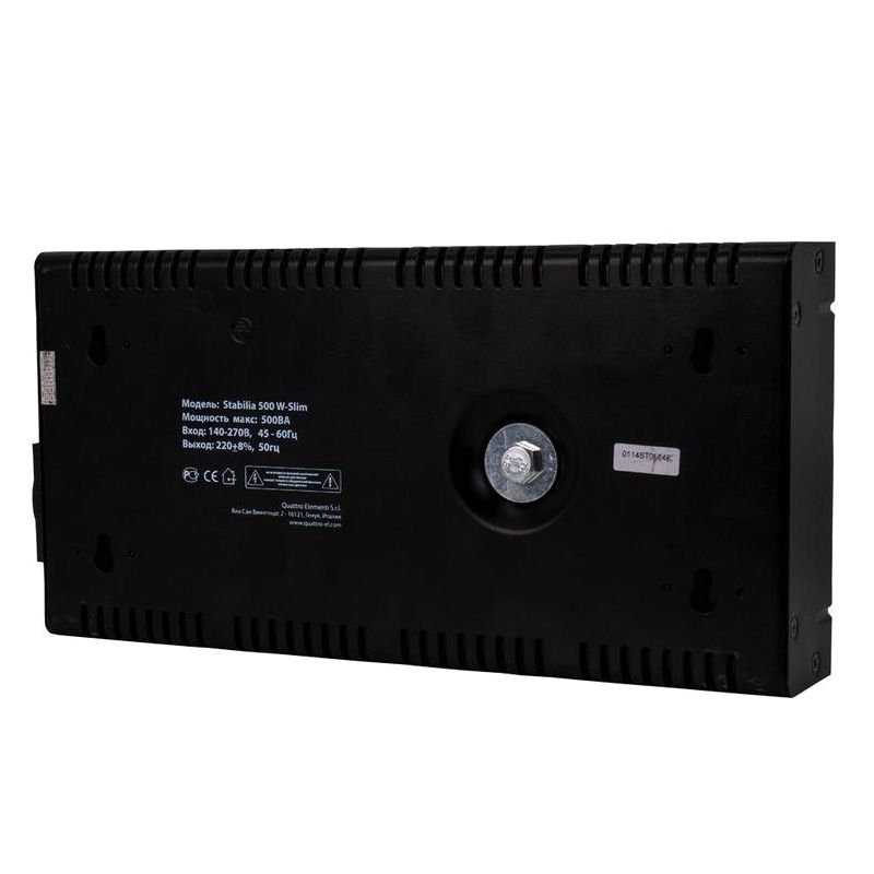 Стабилизатор напряжения Quattro Elementi Stabilia 500 W-Slim настенный - изображение 3