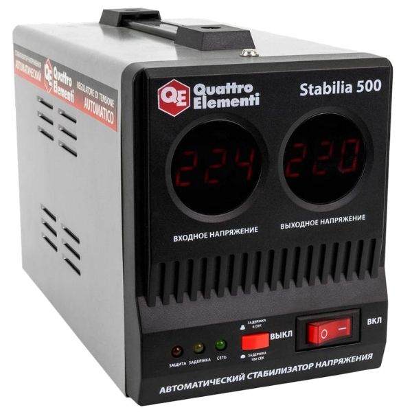 Стабилизатор напряжения Quattro Elementi Stabilia 500 - изображение 2