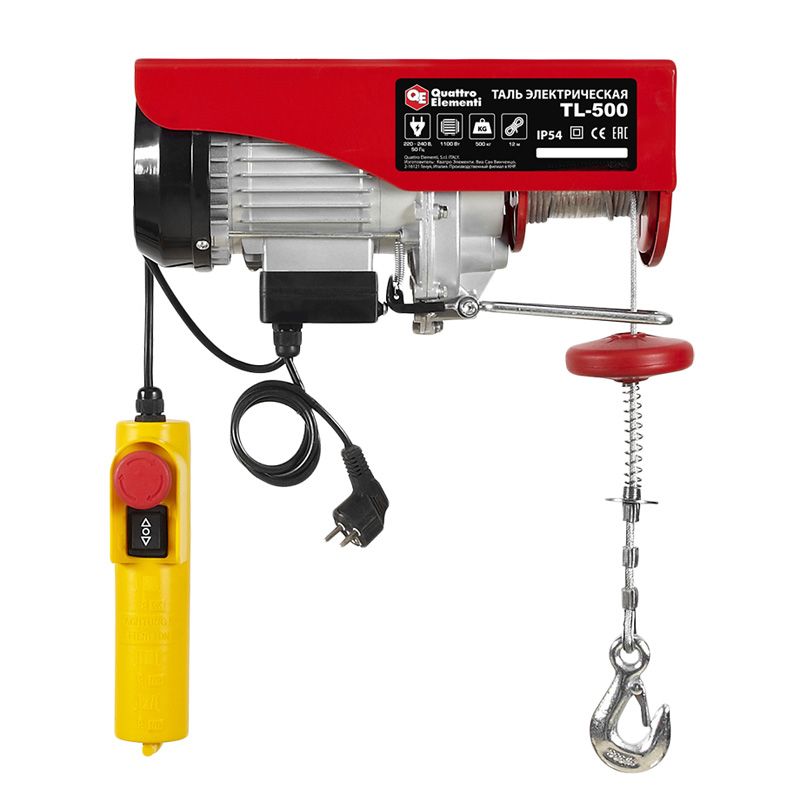 Таль электрическая Quattro Elementi TL-500 - изображение 4