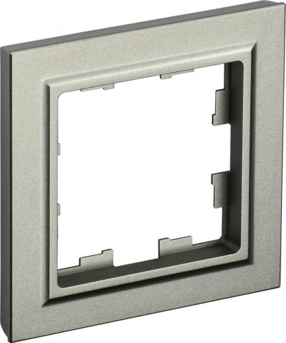 Рамка IEK BRITE РУ-1 1-м шампань BR-M12-K37