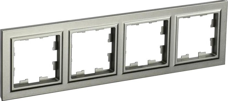 Рамка IEK BRITE РУ-4 4-м шампань BR-M42-K37