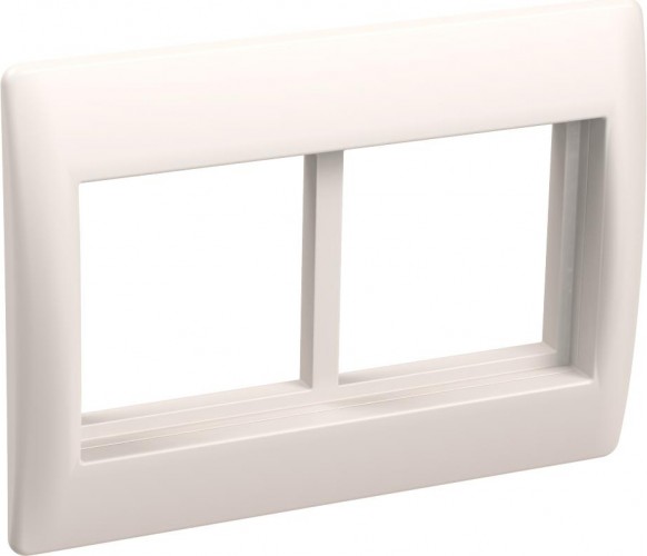 Рамка IEK Праймер 4мод. с суппортом 75мм CKK-40D-RSU4-075-K01