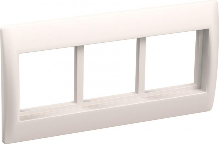 Рамка IEK Праймер 6мод. с суппортом 75мм CKK-40D-RSU6-075-K01