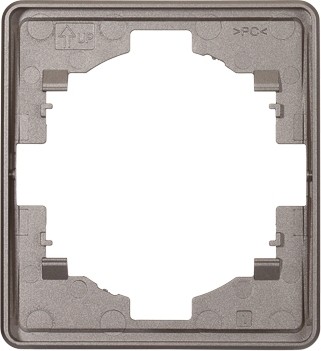 Рамка Kranz KR-78-0751-2 Round 1-постовая, титан