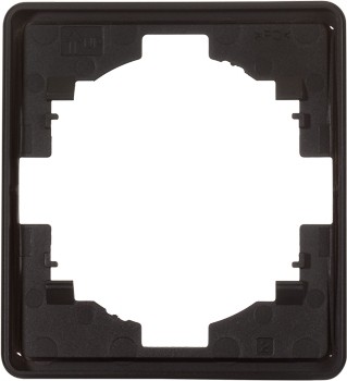 Рамка Kranz KR-78-0751-3 Round 1-постовая, оникс