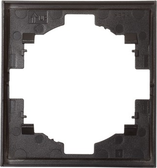 Рамка Kranz KR-78-0751-5 Strong 1-постовая, антрацит