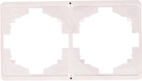 Рамка Kranz KR-78-0752-1 Round 2-постовая, перламутр