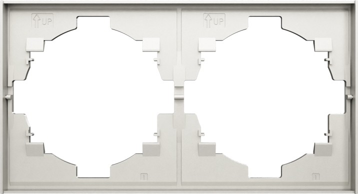 Рамка Kranz KR-78-0752-4 Strong 2-постовая, жемчуг
