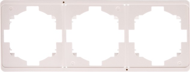 Рамка Kranz KR-78-0753-1 Round 3-постовая, перламутр